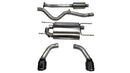 Corsa 2012-2025 Scion FRS / Subaru BRZ Black Tip Sport Cat-Back Exhaust