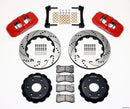Wilwood AERO6 Front Truck Kit 14.25in Drill Red 1999-2014 GM Truck/SUV 1500