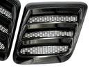 Roush 2018-2023 Mustang Hood Heat Extractors - Gloss Black