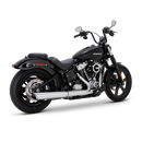 Vance & Hines 2025+ HD Softail Twin Slash 4in Round Chrome Slip-On Exhaust