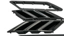 Roush 2015-2023 Roush Mustang Fender Vent Heat Extractors - Gloss Black