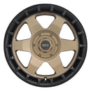 Weld Off-Road Ridge 17x9 - 5x114.3 / 5x127 BP - ET-12 - 78.1mm CB - Satin Bronze Wheel (Black Ring)