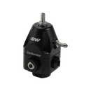 DeatschWerks Compact Carburetor Adjustable Fuel Regulator 6AN x4 Inlets - 6AN Return - Black