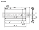 Koyo 95-02 Nissan Silvia S14/S15 2.0L Turbo Radiator