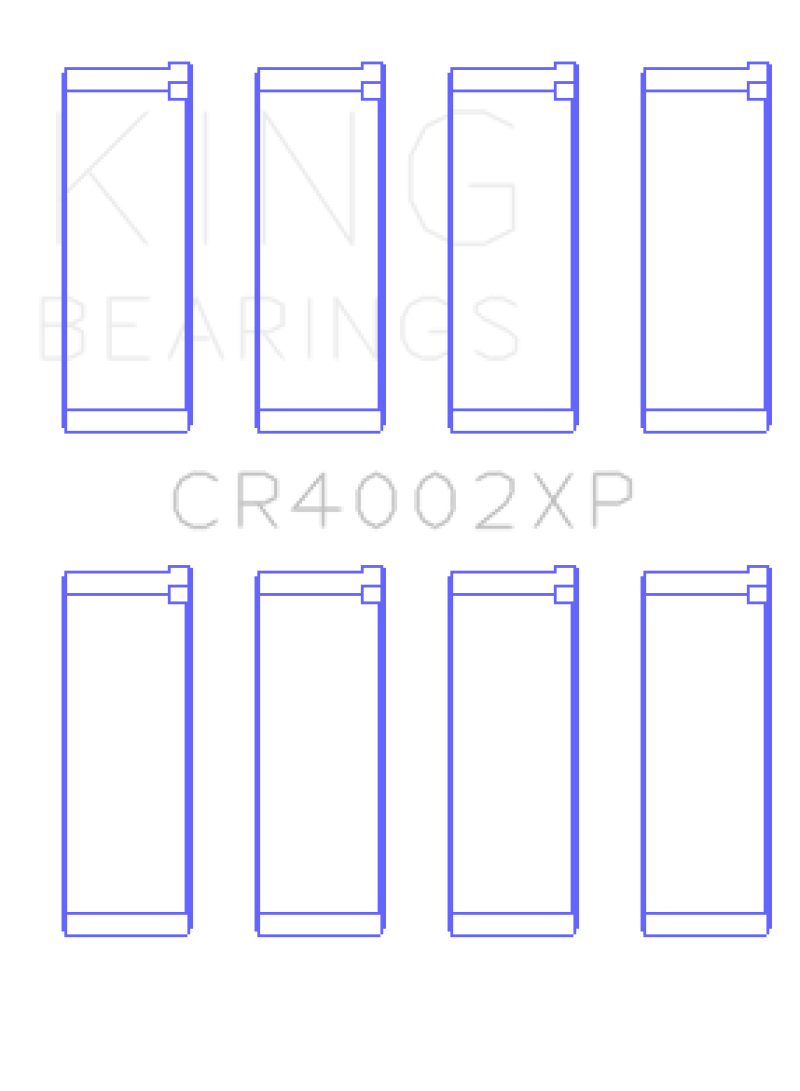 King Engine Bearings Mazda B6/B6-T/ZM/B3/B5 Connecting Rod Bearings (Set of 4) - Size +.026mm