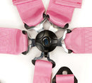 NRG 5PT 3in. Seat Belt Harness / Cam Lock - Pink