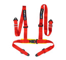 NRG 4 Point Seat Belt Harness / Buckle Lock- Red