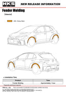 HKS GR COROLLA GZEA14H Fender Molding