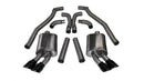 Corsa 2012-2015 Chevrolet Camaro Coupe ZL1 6.2L V8 Black Sport Cat-Back + XO Exhaust