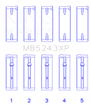 King Engine Bearings Nissan SR20DE/DET (2.0L) Performance Main Bearing Set - Size STD