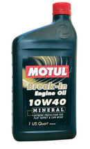 Motul 1L Classic BREAK-IN OIL 10W40 (Part