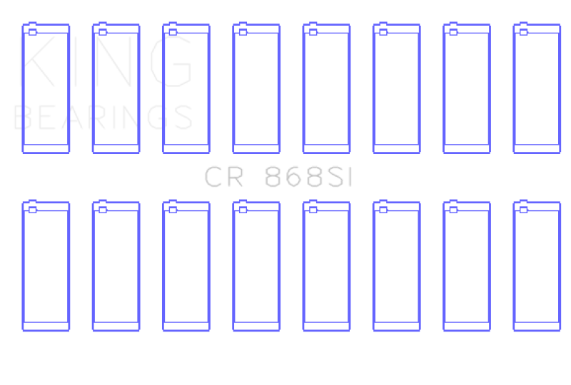 King Engine Bearings Ford 281CI/302CI/330CI 4.6L/5.0L/5.4L V8 Rod Bearing Set - Size STD