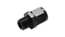 Vibrant -4AN Female to 1/8in NPT Male Swivel Straight Adapter Fitting