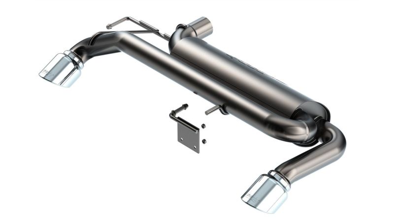 Borla 21-22 Ford Bronco 2.3L 4WD S-Type Axle Back Exhaust w/ Bright Chrome Tips