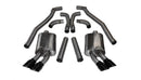 Corsa 2012-2015 Chevrolet Camaro Coupe ZL1 6.2L V8 Black Sport Cat-Back + XO Exhaust