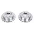 Power Stop 10-19 Lexus GX460 Rear Evolution Drilled & Slotted Rotors - Pair
