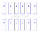 King Engine Bearings Nissan RB25/RB26 24V Coated Performance Rod Bearing Set - Size STDX