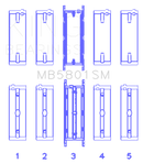 King Engine Bearings BMW N63/S63 Crankshaft Main Bearing Set - Size +0.25mm