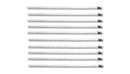 Vibrant Stainless Steel Cable Ties 14.5in Long (10 Cable Ties / Pack)