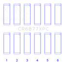 King Engine Bearings BMW S54B32 3.2L Coated Performance Rod Bearing Set