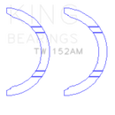 King Engine Bearings Honda F22A1/F22B1/F22B2/F22B6/F22A6/H22A1/H23A1 Thrust Washer Set