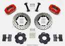 Wilwood Forged Dynalite Front Hat Kit 11.00in Drilled Red Integra/Civic w/Fac.240mm Rtr