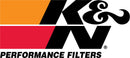 K&N Universal Chrome Round Tapered Air Filter 3in FlangeID / 6in Base OD / 4.5in Top OD / 8in Height