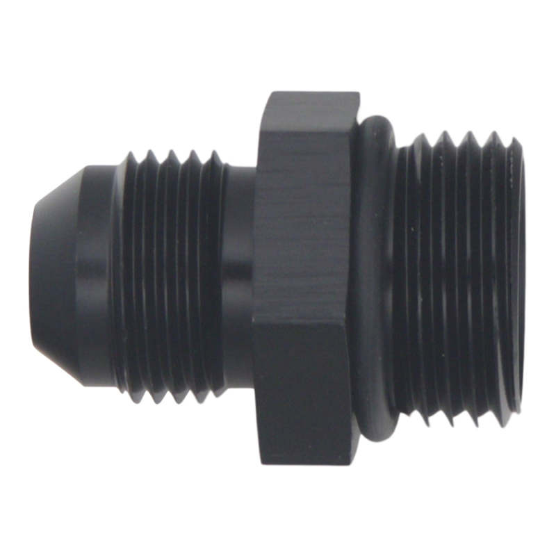 DeatschWerks 10AN ORB Male to 8AN Male Flare Adapter (Incl O-Ring) - Anodized Matte Black