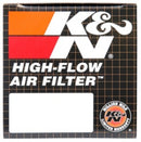 K&N Universal Rubber Filter 2 inch Top OD / 3.5 inch Base OD / 2.25 inch Flange ID / 4 inch Height