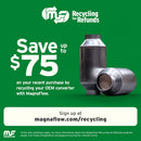 MagnaFlow Universal Catalytic Converter 2.25 inch T2 Rear