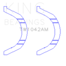 King Engine Bearings Nissan VR38DETT/VQ35AHR/VQ37HR Thrust Washer Set