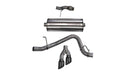 Corsa 2015-2020 Chevy Tahoe/GMC Yukon Cat-Back Exhaust Sport 3in Single Side Twin Black 4in Tips