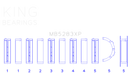 King Engine Bearings Performance Main Race Bearing Set - Size STD