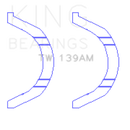 King Engine Bearings Nissan SR18/SR20 Thrust Washer Set