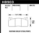 Hawk 15-17 Ford Mustang HPS 5.0 Front Brake Pads